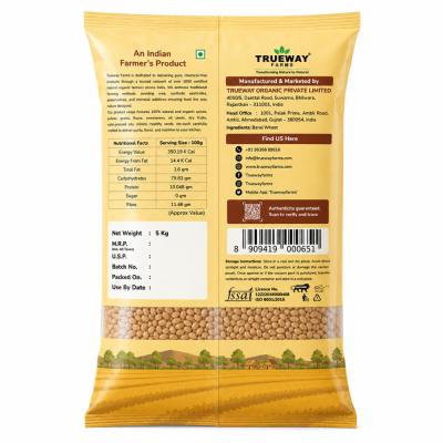 Trueway Farms Bansi Wheat (bansi Gehu) 5 Kg | Premium Quality Whole Wheat Grain | Natural Wheat For Atta, Flour & Daily Cooking